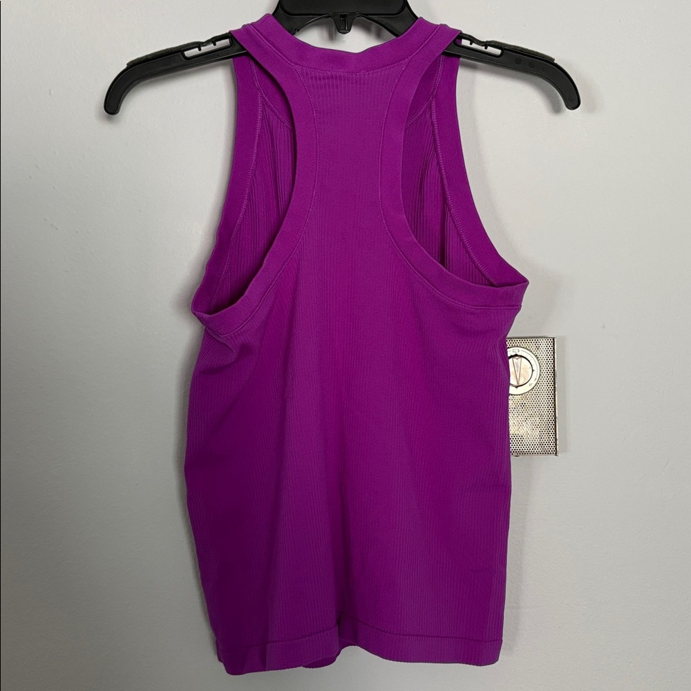 Athleta Magenta Racerback Ribbed Tank - Picture 2 of 5